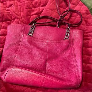 Calvin Klein fuschia handbag